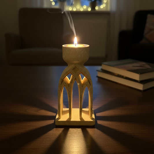 The Arc Column - Architectural Tealight Candle Holder
