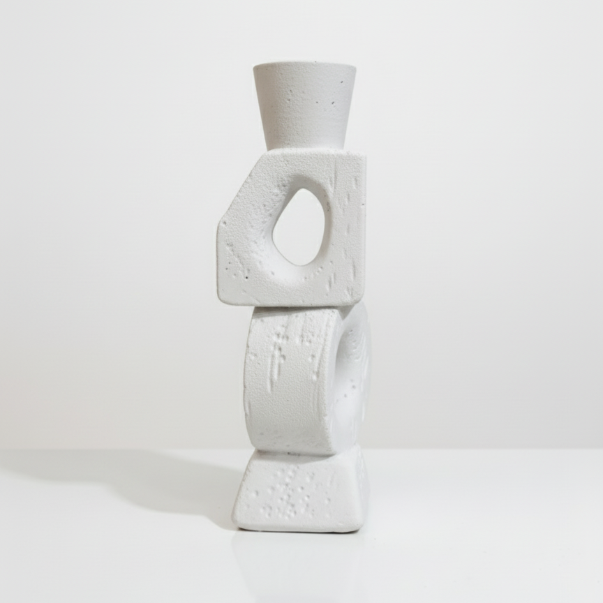 The Abstract Form Taper candle holder