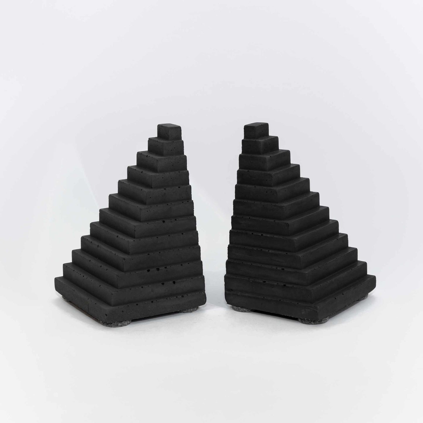 Staircase to Knowledge - Stepped Design Bookend set of 2 for bookshelf goals