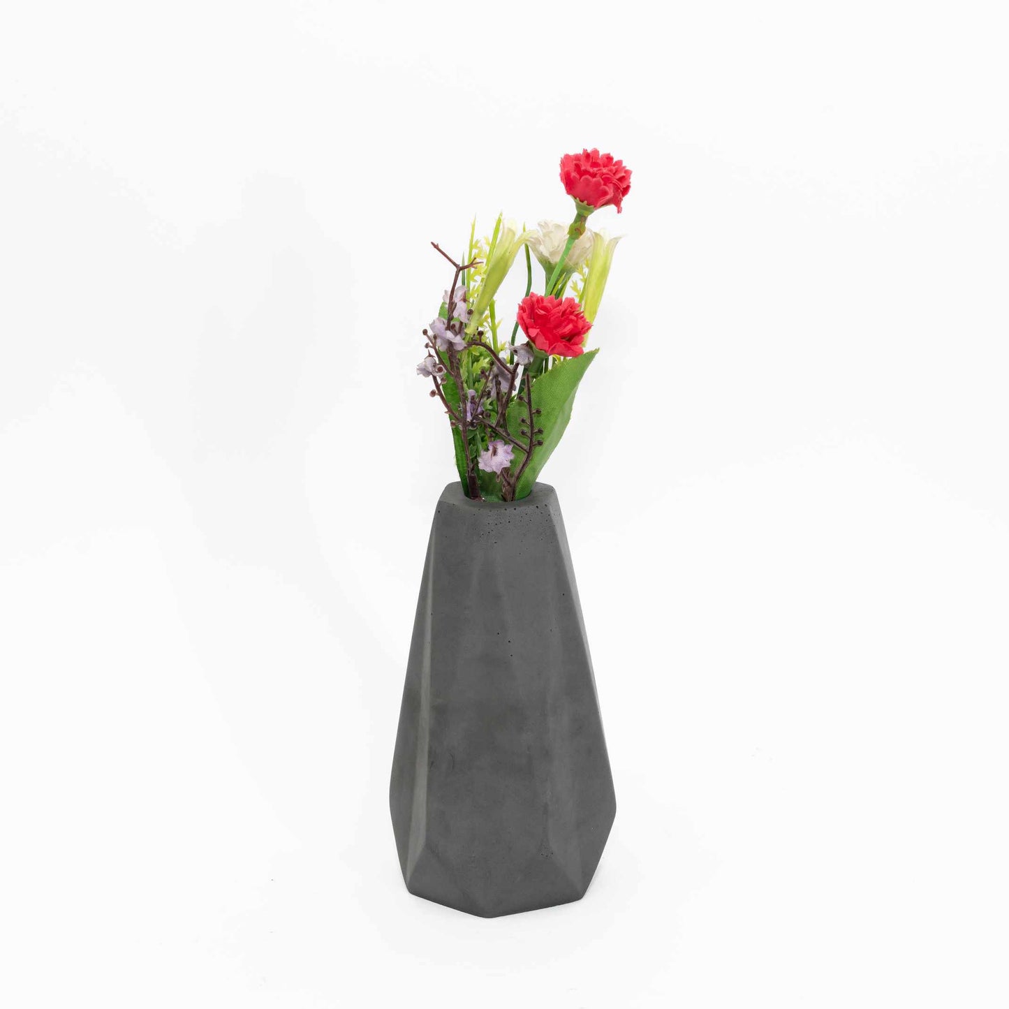 TallGrace - Geometric Hexagonal Designer Vase for Home Décor
