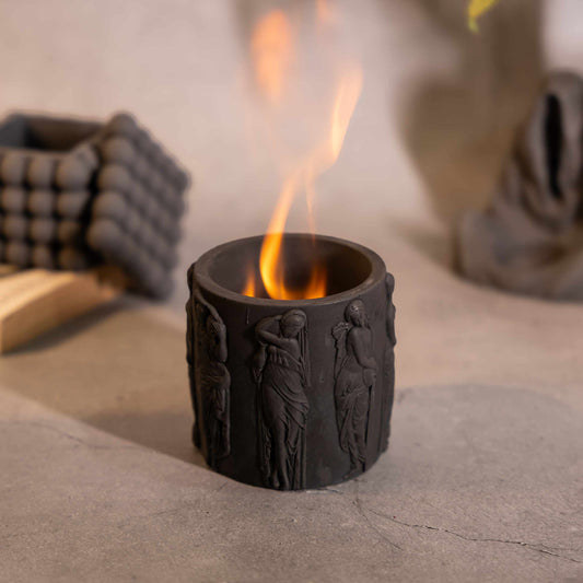 Fellah Concrete FirePit with a Lid