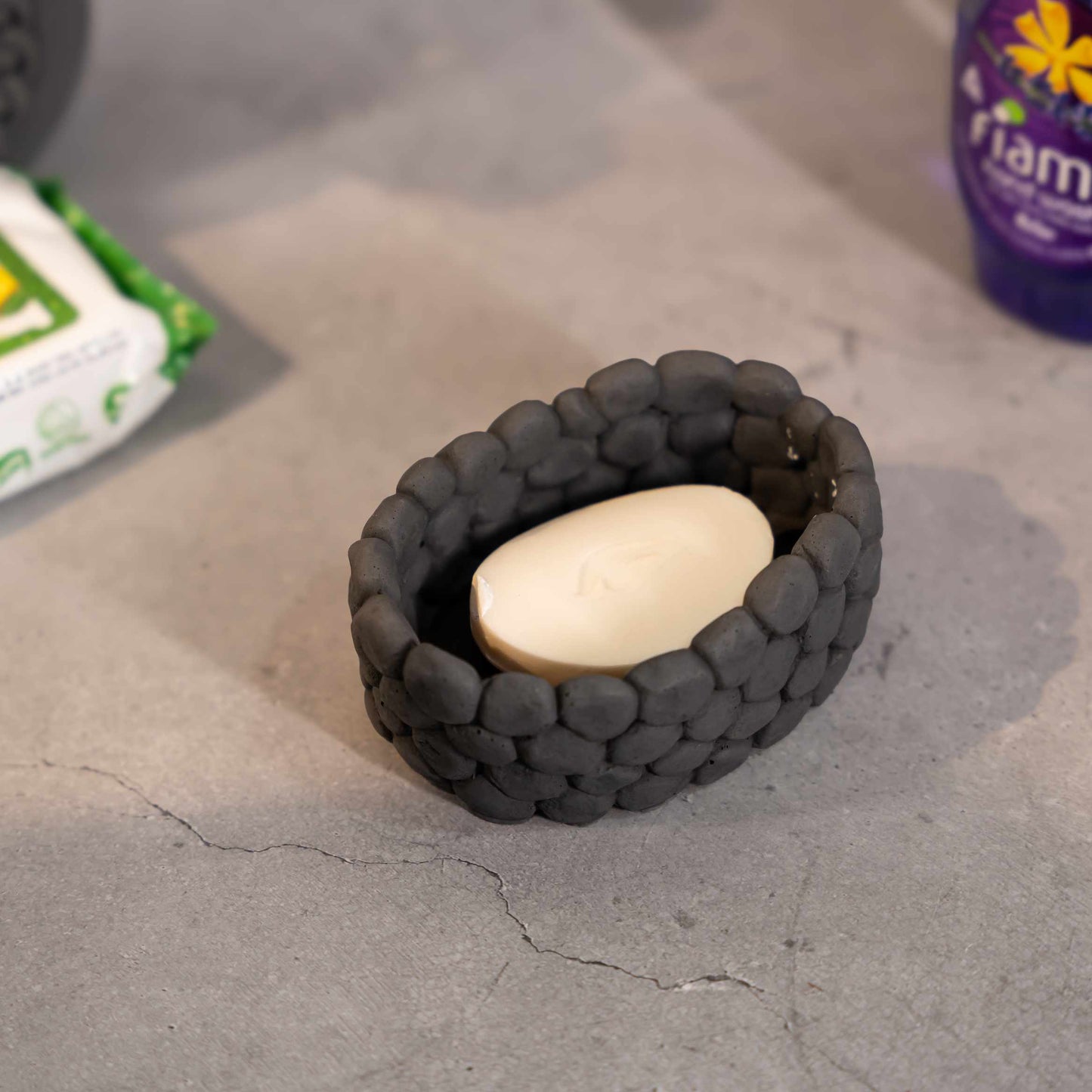 Rocky Ridge - Stone Masonry inspired Decorative Soap Holder & Artifact