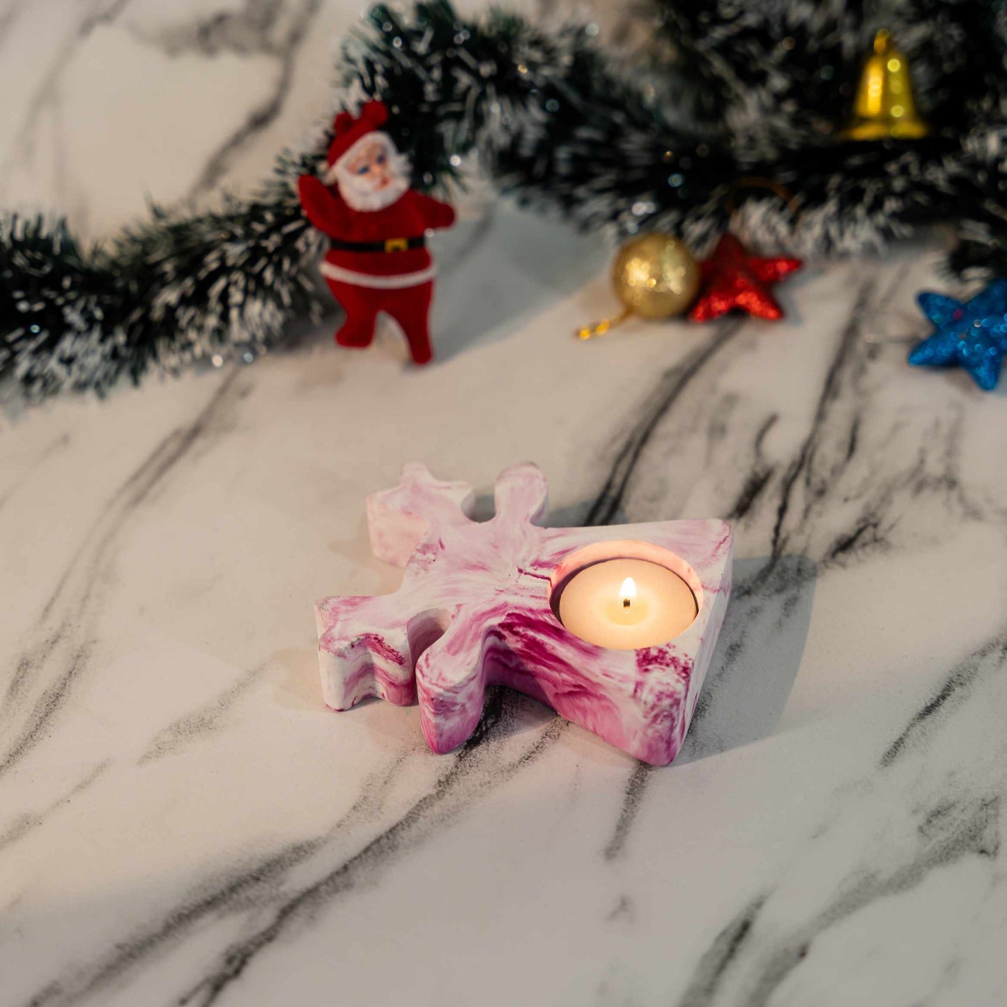 Reindeer- Mint Marble