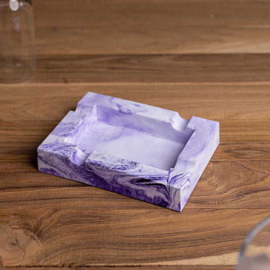New  Rectashtray Orchid Marble - Sleek and contemporary design Ashtray