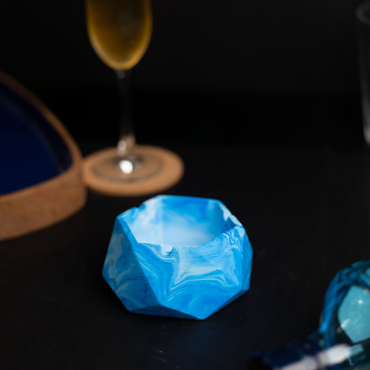 Hextray 2.0 Cloud - Geometric Pattern Hexagonal Ashtray