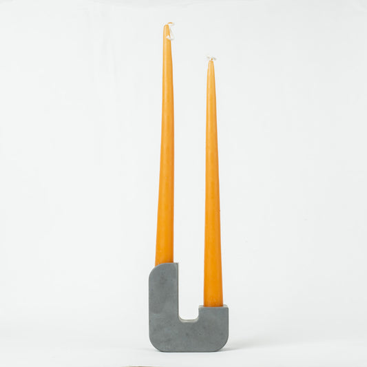 Dyad Contemporary design Concrete Candle Holder