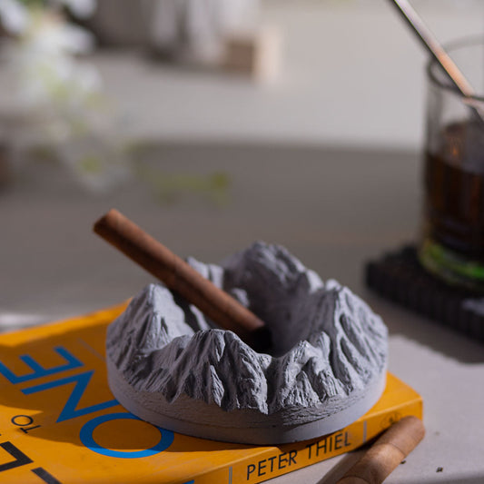 Mount Mountain Inspired Concrete Ashtray