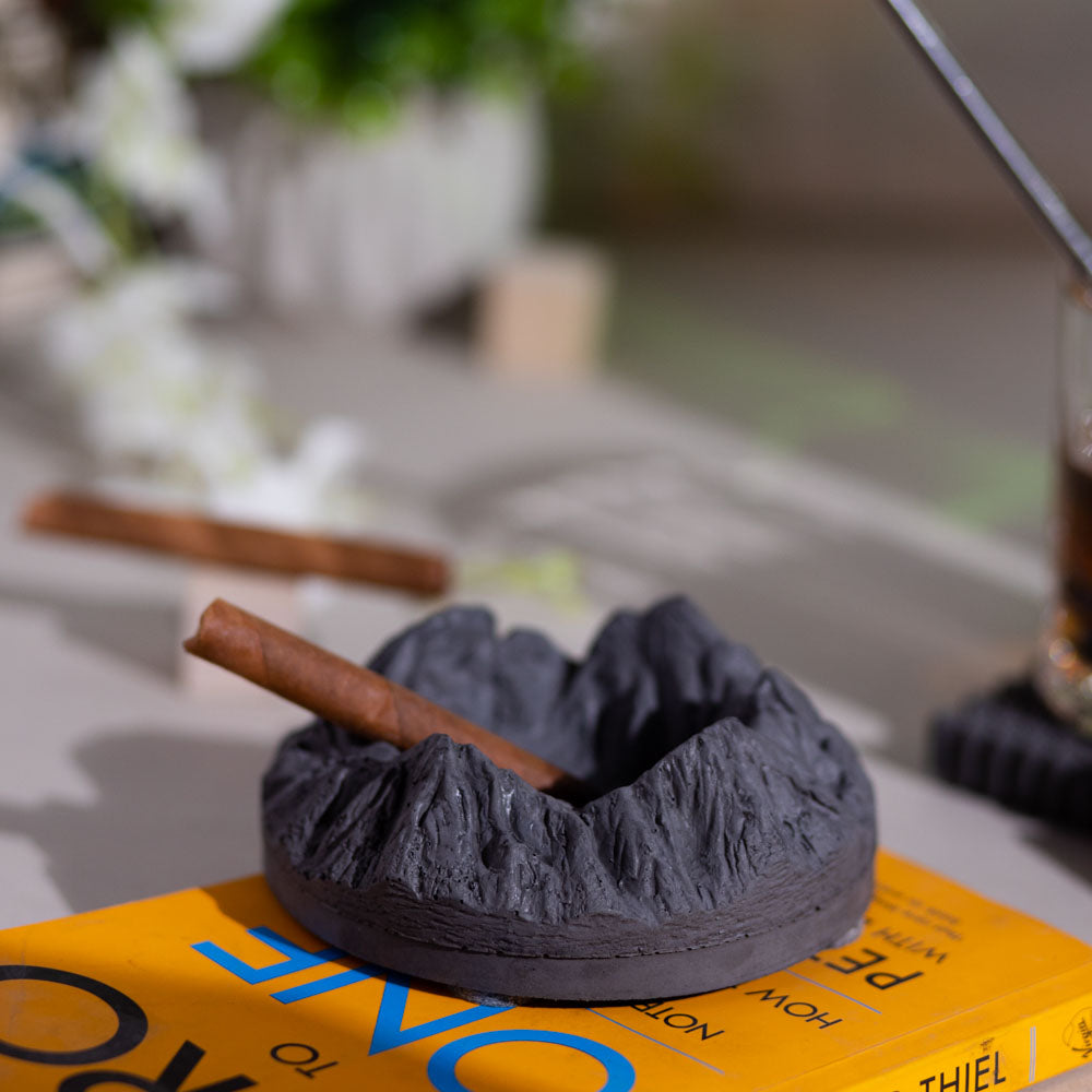 Mount Mountain Inspired Concrete Ashtray
