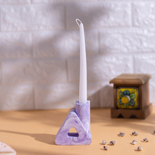 Trimney- Aesthetic Candle Holder made in concrete- elegant and minimal appeal