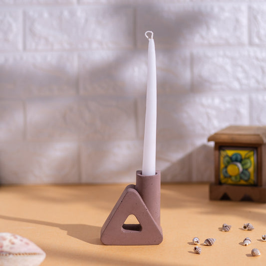 Trimney- Aesthetic Candle Holder made in concrete- elegant and minimal appeal