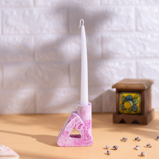 Trimney- Aesthetic Candle Holder made in concrete- elegant and minimal appeal