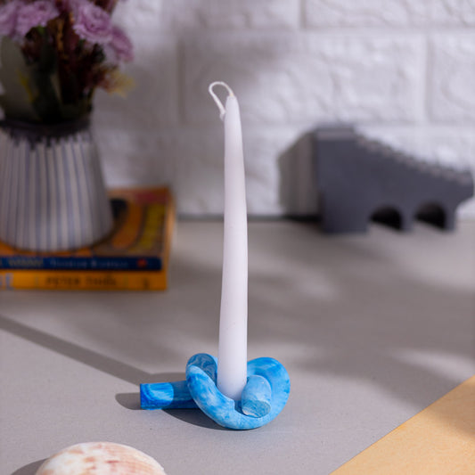 Knot- Contemporary Candle Holders in a sought-after monochromatic color palette