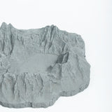 Alpine Dark Concrete Snowcapped Mountains- makes for a lovely decor piece and an ashtray