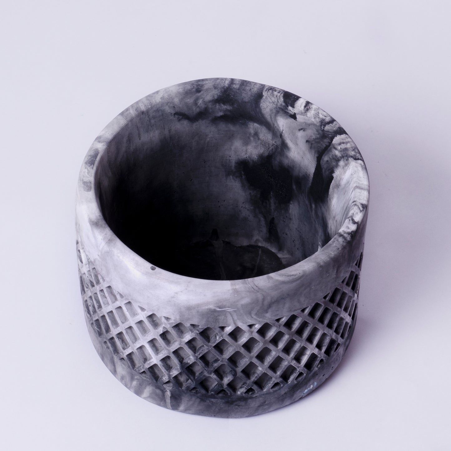 Dimen Planter Nero Marble - Best Geometric Planter for home Decor for Indoor & Outoor Gardening