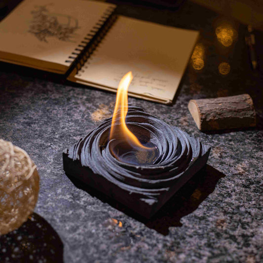 CYCLONE - SPIRAL DESIGN FIREPIT WITH A WHIRPOOL