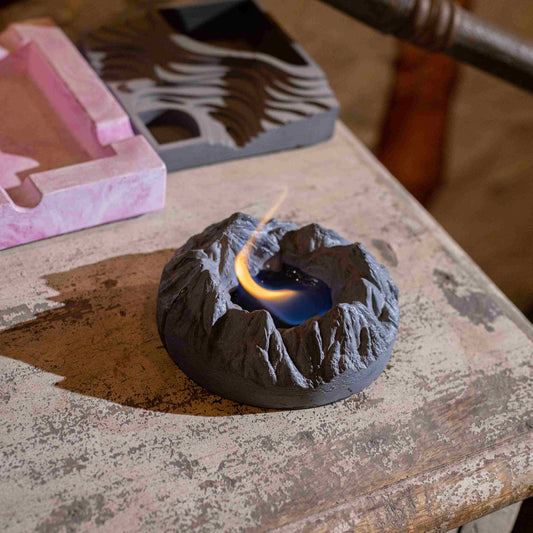 Mount Tasteful Mountain-inspired Home Décor; Elegant Fire-Pit