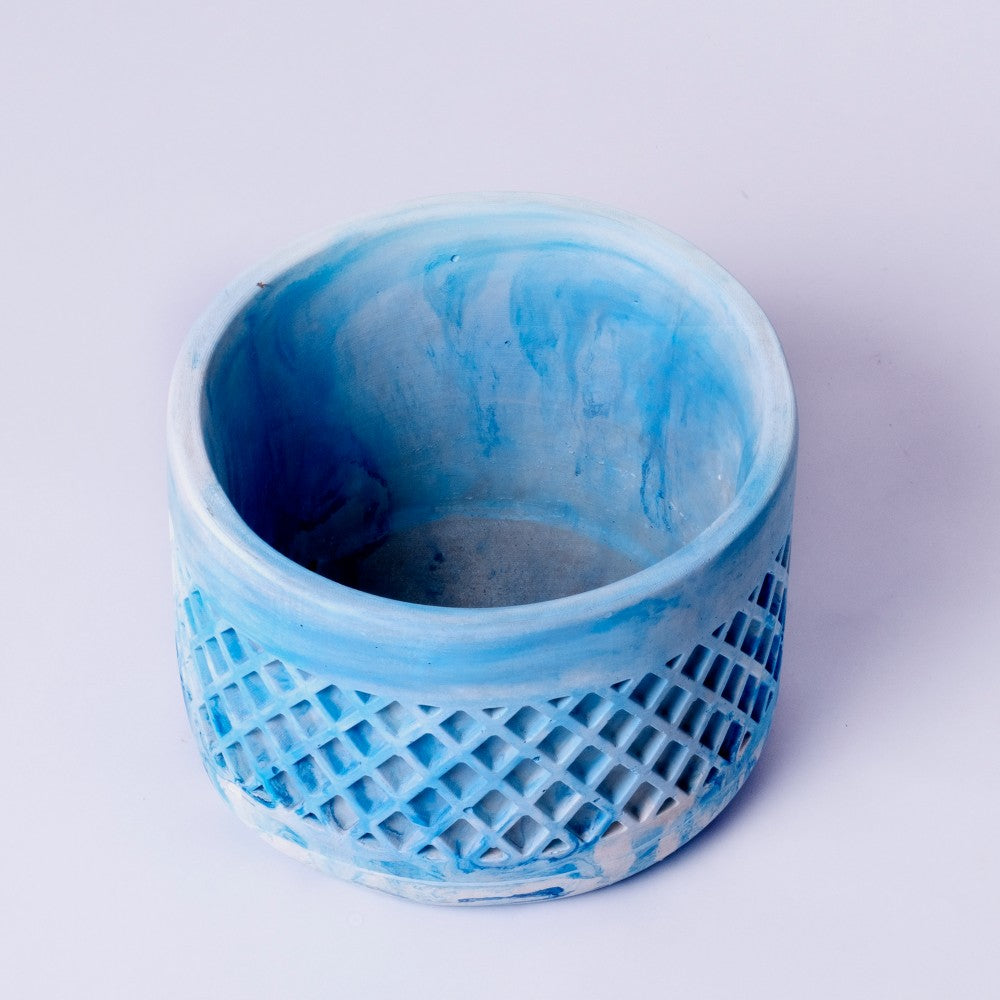 Dimen Planter Cloud - Best Geometric Planter for home Decor for Indoor & Outoor Gardening