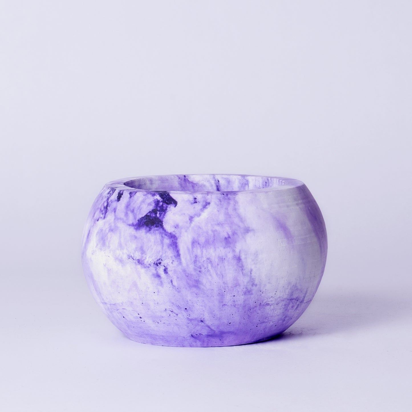 Orb Planter Orchid Marble - Classic Concrete Succulent Planter in lively earthy colours, perfect for home decor & gifting.