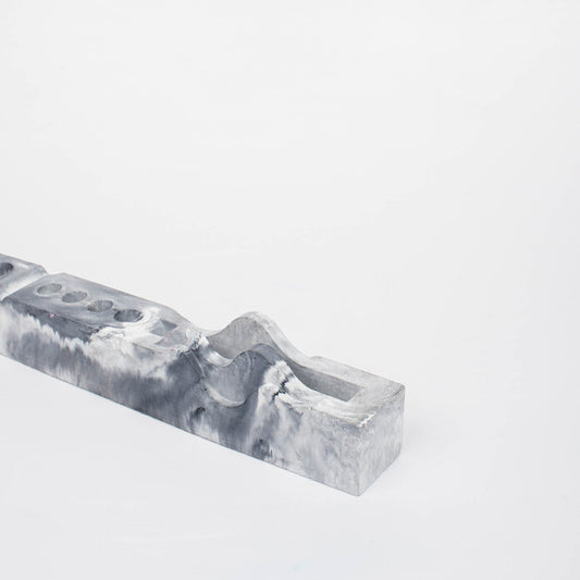 Wavearranger-Nero Marble-Contemporary design Pen Holder for keeping your most important pens