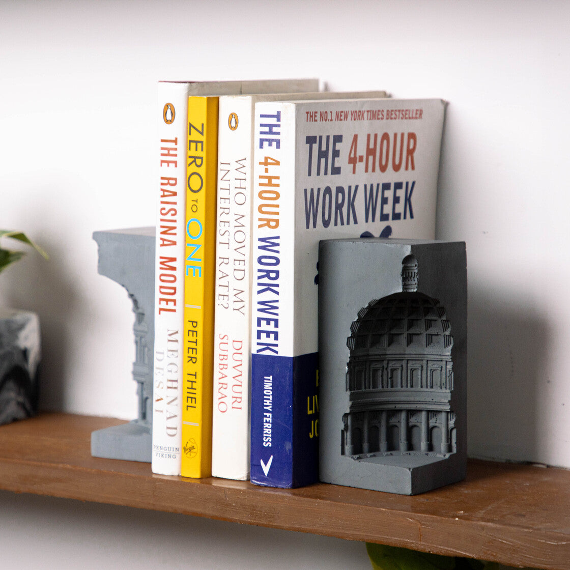 Pantheon-Black- Dome shaped Tea light candle Holder Or Multipurpose Bookend