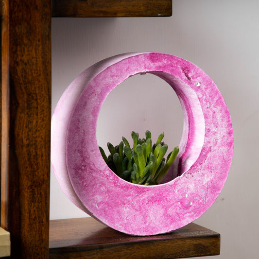 Moon Basket-Candy Marble-Moon Basket Planter for indoors and outdoors