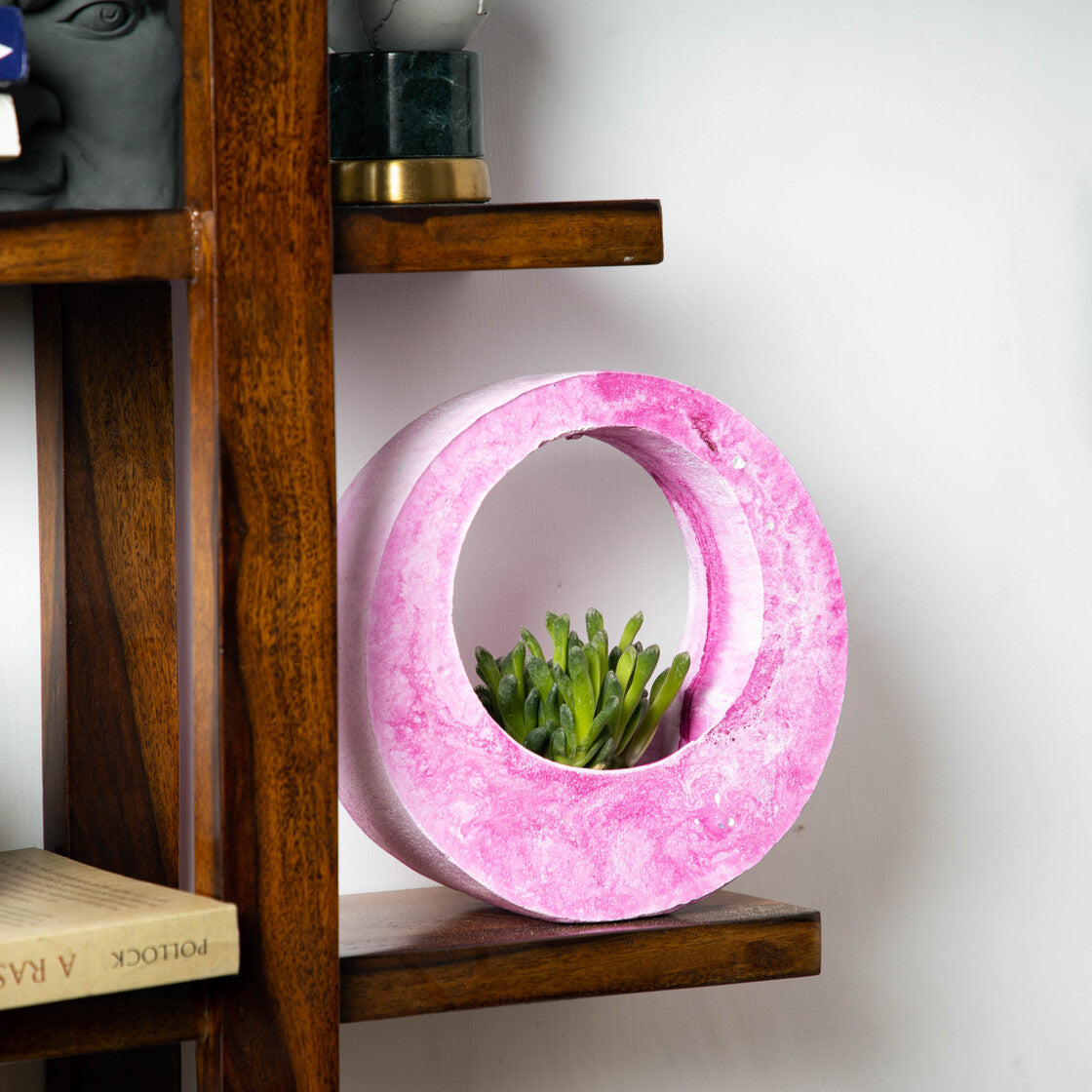 Moon Basket-Candy Marble-Moon Basket Planter for indoors and outdoors