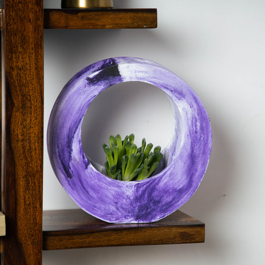 Moon Basket-Orchid Marble-Moon Basket Planter for indoors and outdoors