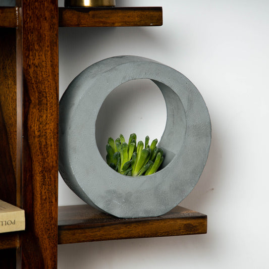 Moon Basket-Dark Concrete-Moon Basket Planter for indoors and outdoors
