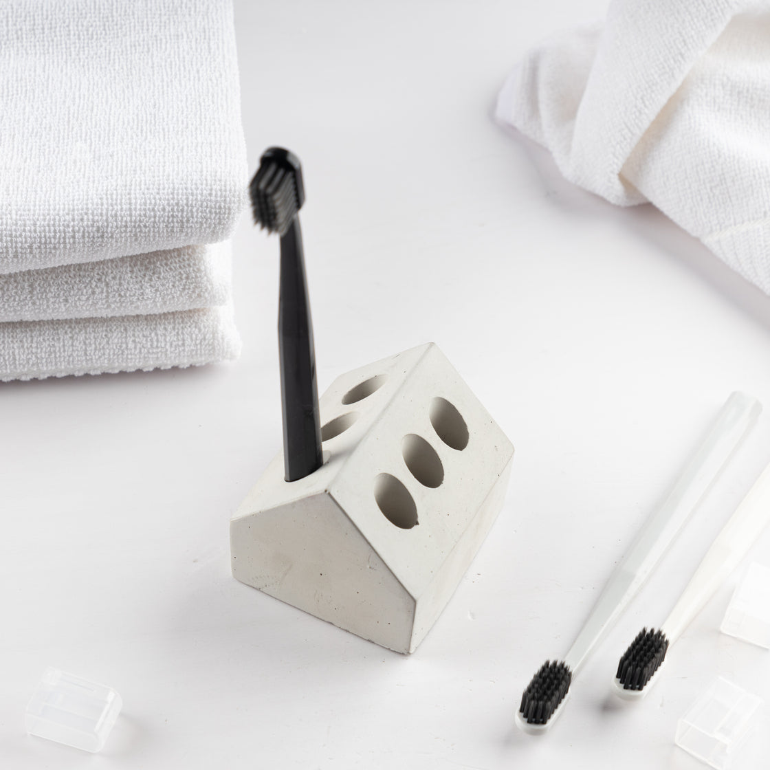 Cabana Stand-Cement finish-Pencil Stand