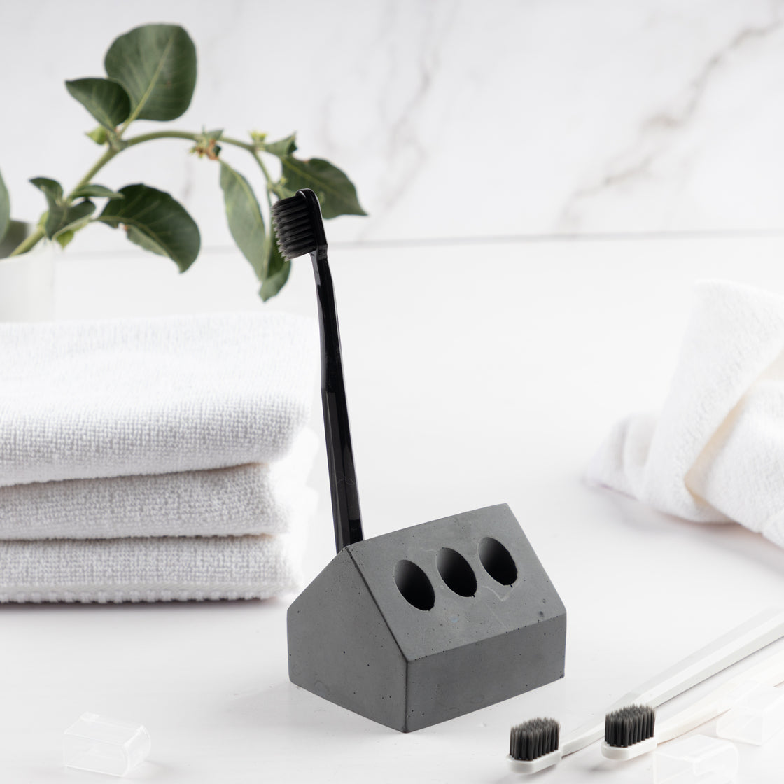 Cabana Stand-Cement finish-Pencil Stand