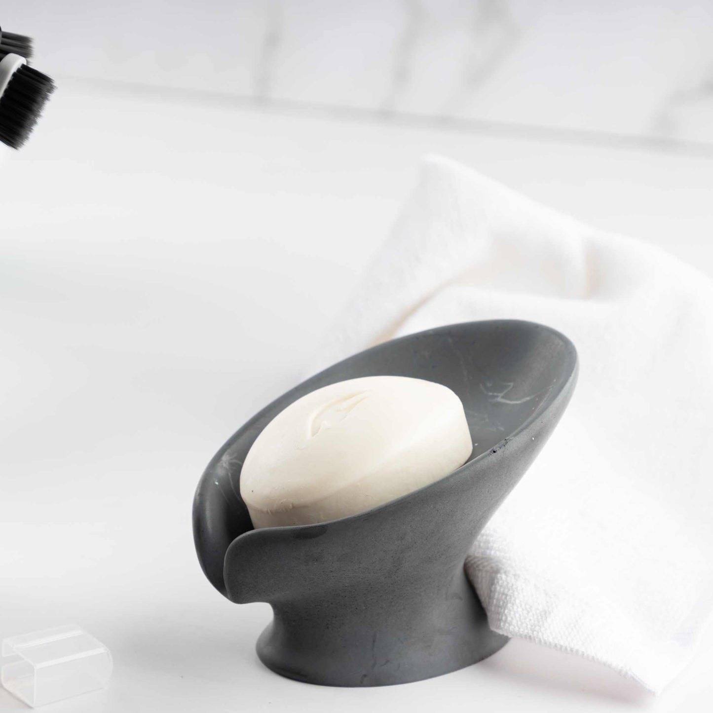 Elliptic Leaf Inspired Stylish Soap Stand