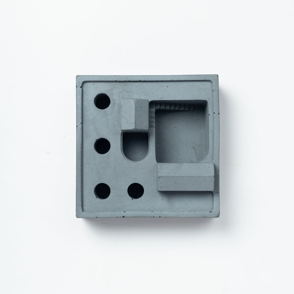 Dwelling-Dark Concrete-Quirky Pen Stand- Creative Monochromatic School Supplies/ office supplies/ desk essentials