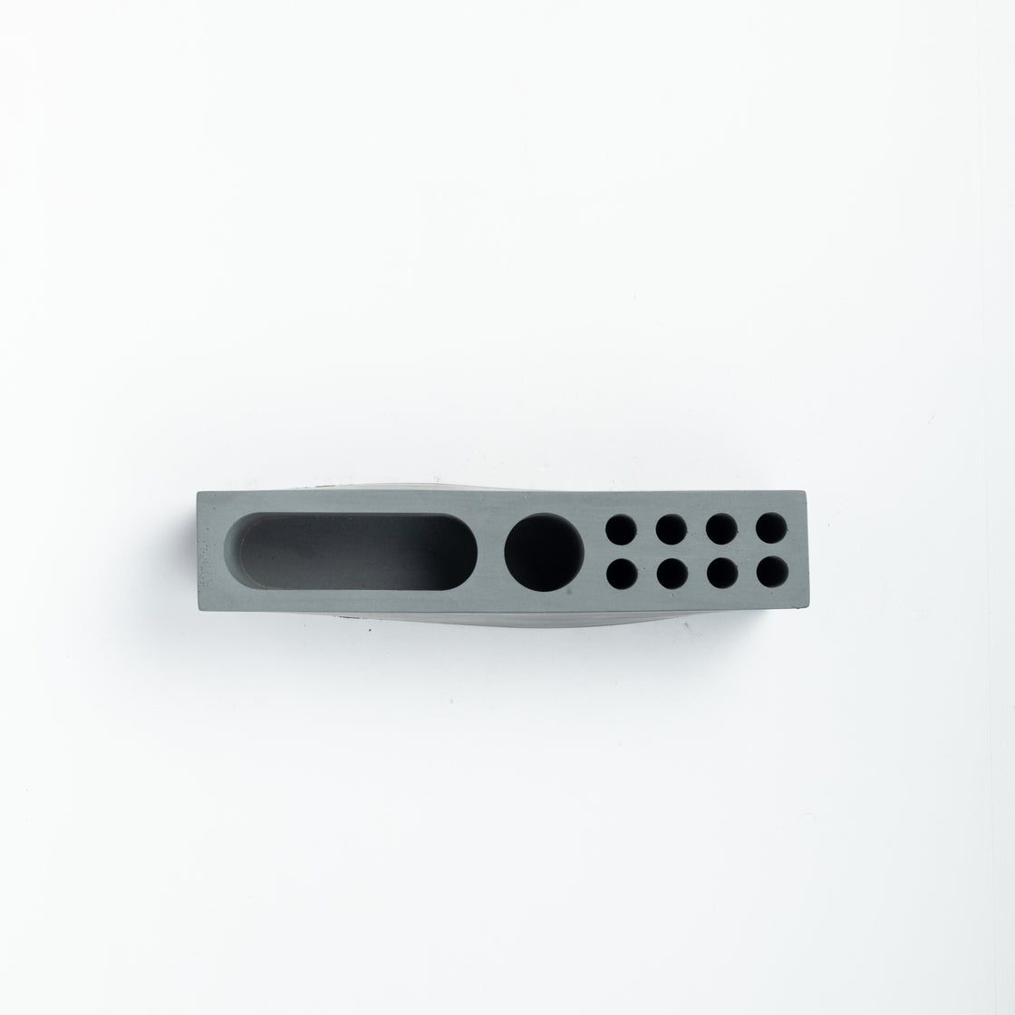 Rectarranger-Dark Concrete-Rectangular desk organizer for home and office