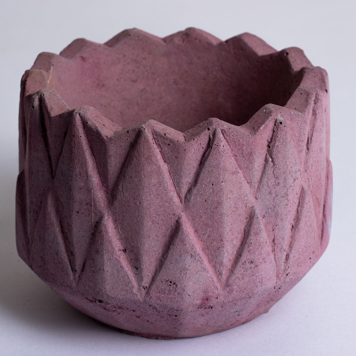 Pyne Planter Midnight Blue - Geometric Table top planter, diamond shaped surface
