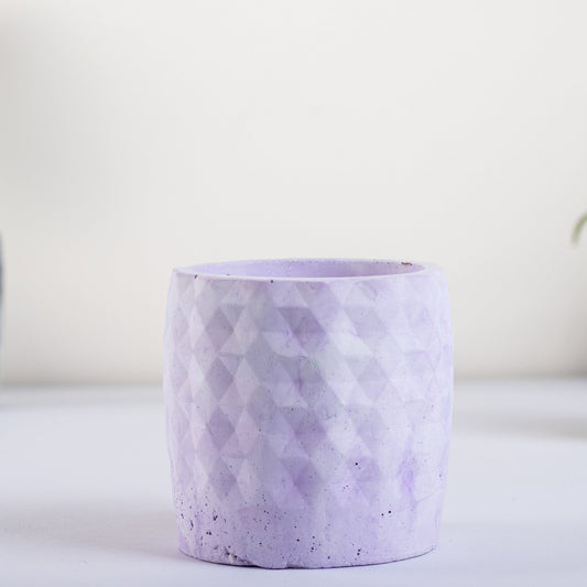 Xude Geometric Planter Orchid Marble - Succulent Planter Or Pen Stand