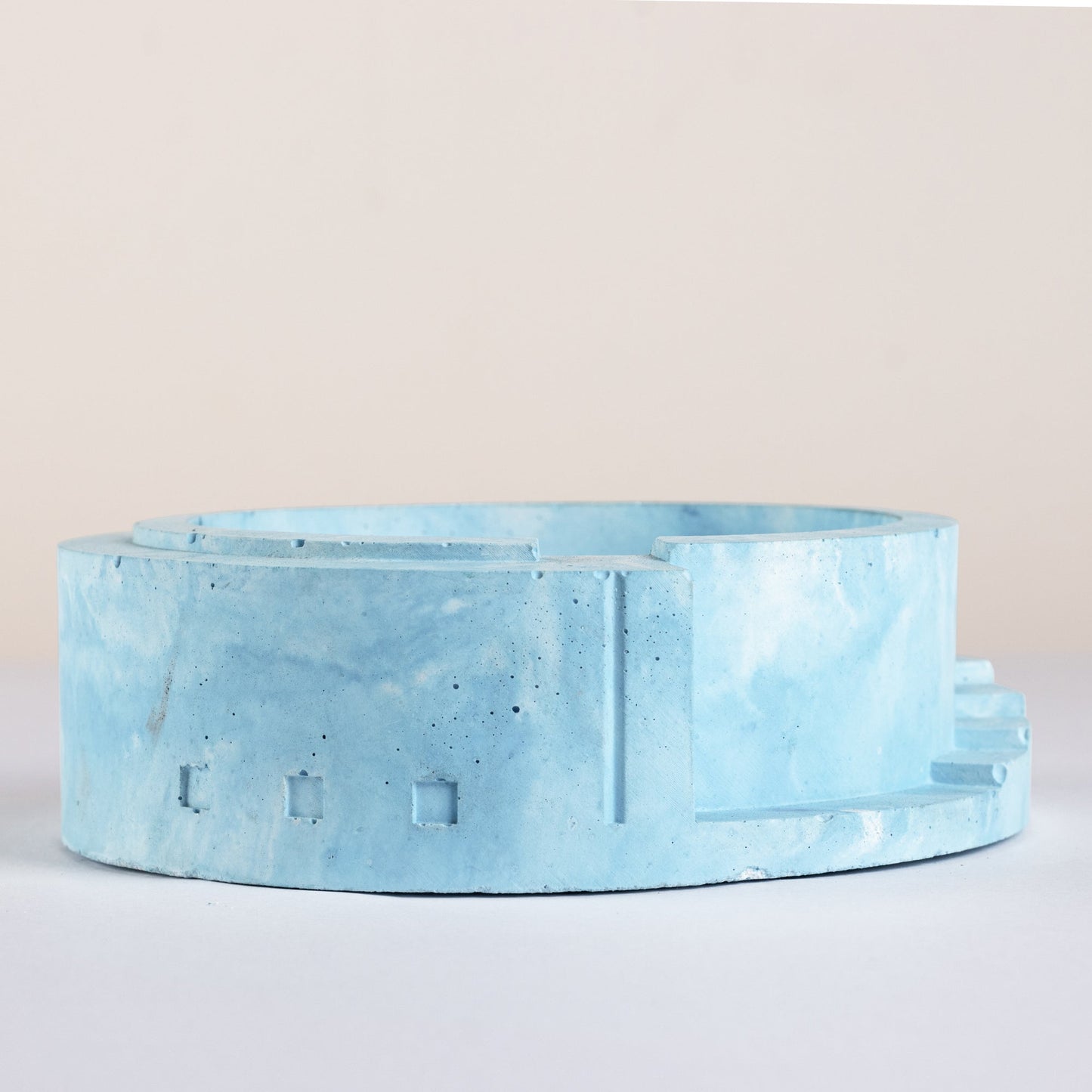 New Spiro Cloud - Spiral Shaped Accessory tray for Desk Home or Office or designer Ashtray for made of concrete.