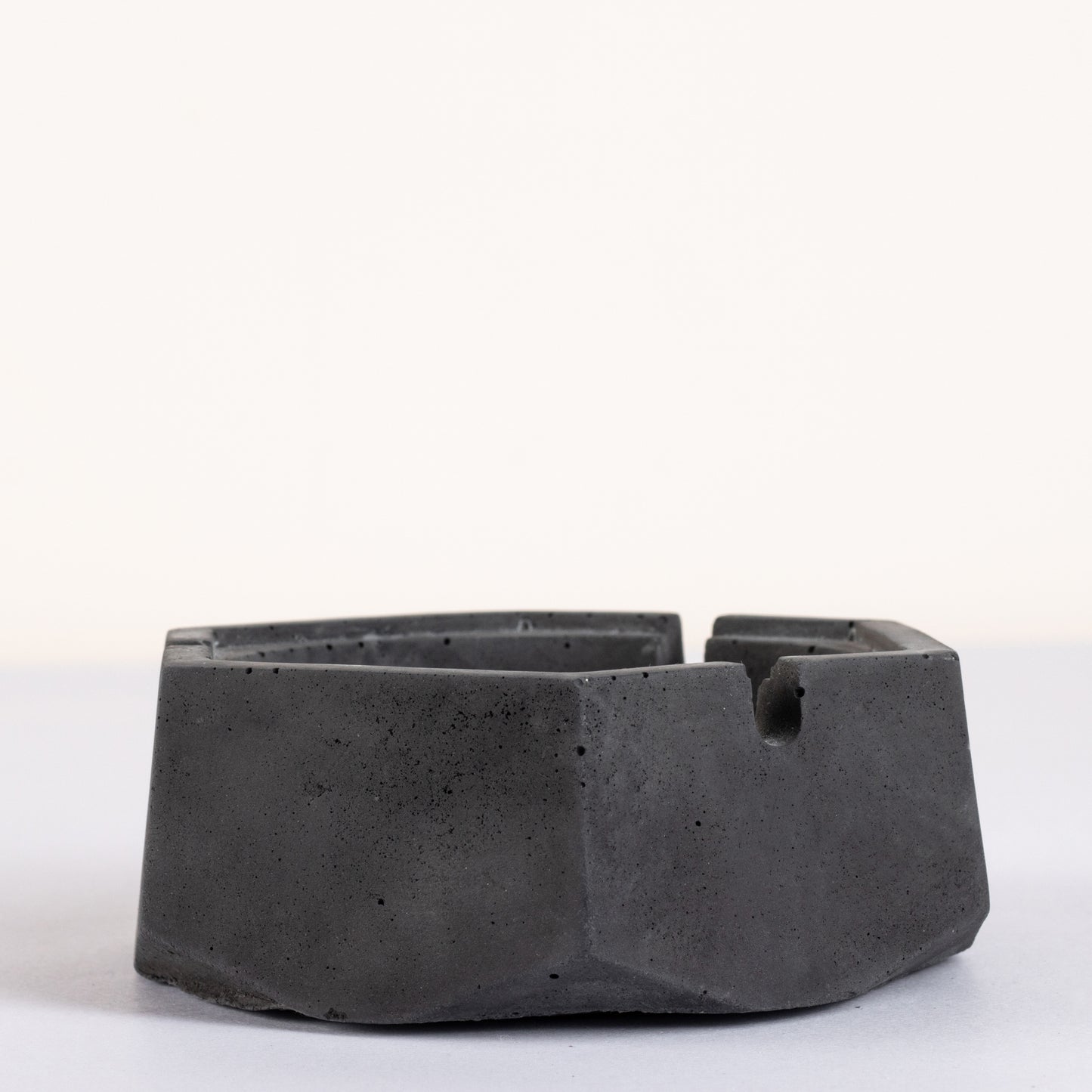 Hextray Black - Hexagonal Geometric Ashtray for Indoor, Outdoor, Car, Office or Home Decor