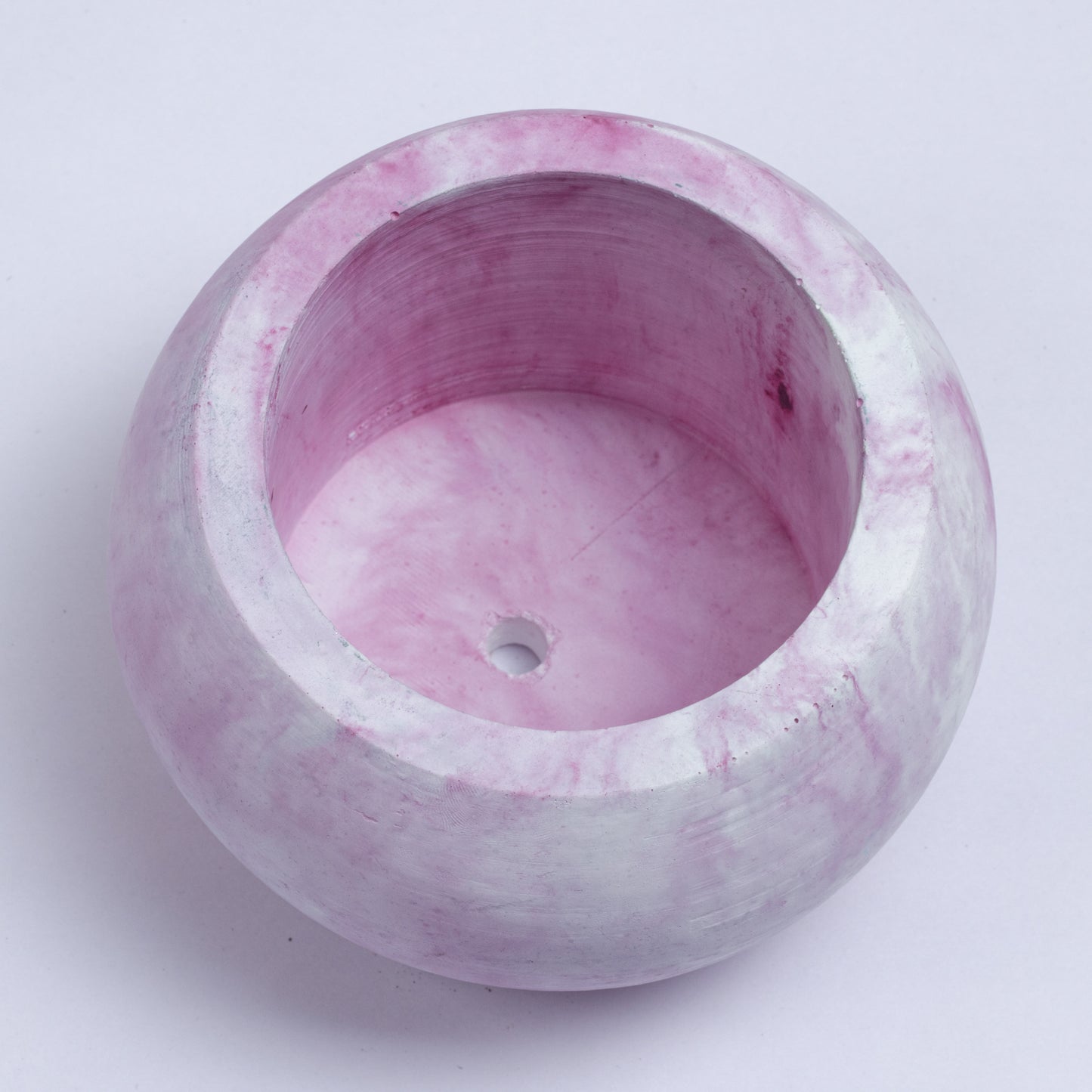 Orb Planter Candy Marble - Classic Concrete Succulent Planter in lively earthy colours, perfect for home decor & gifting.