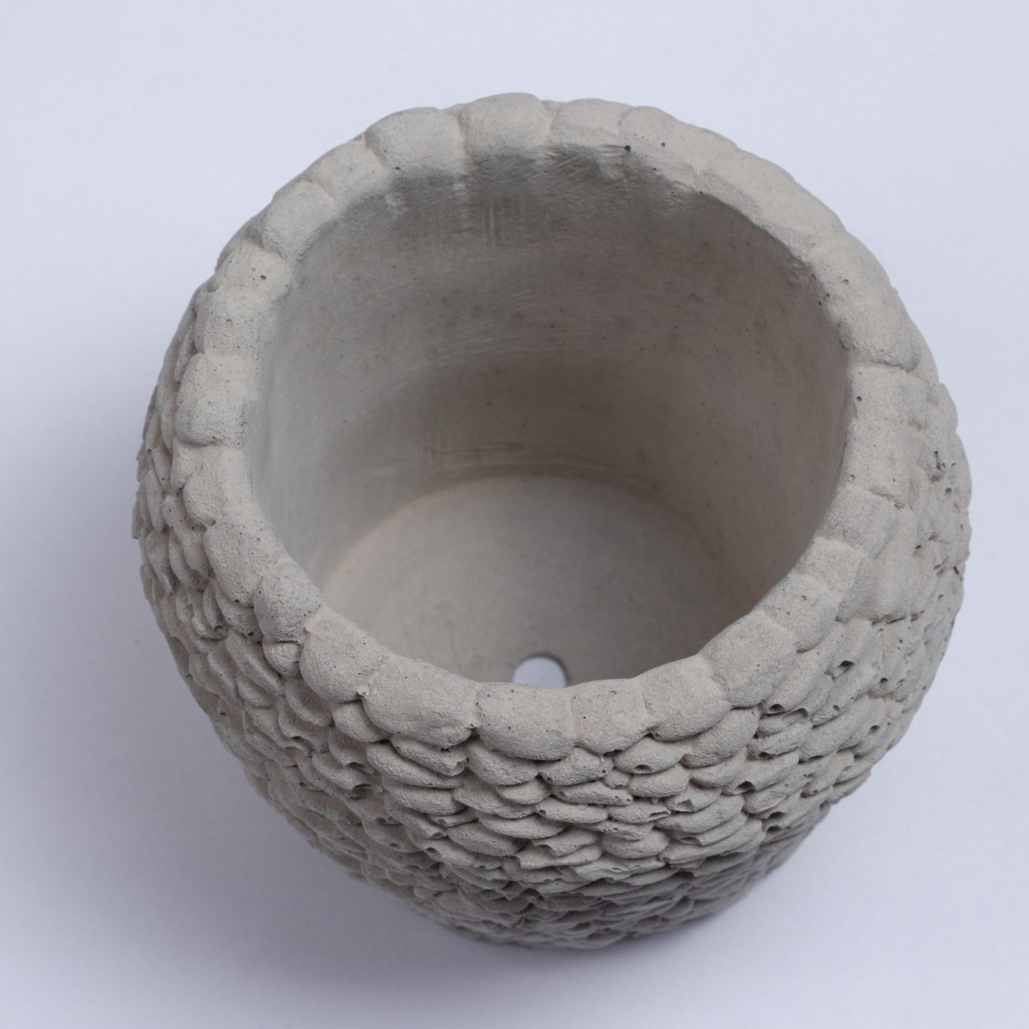 Rocky Random Rubble Cement Finish Concrete Planter