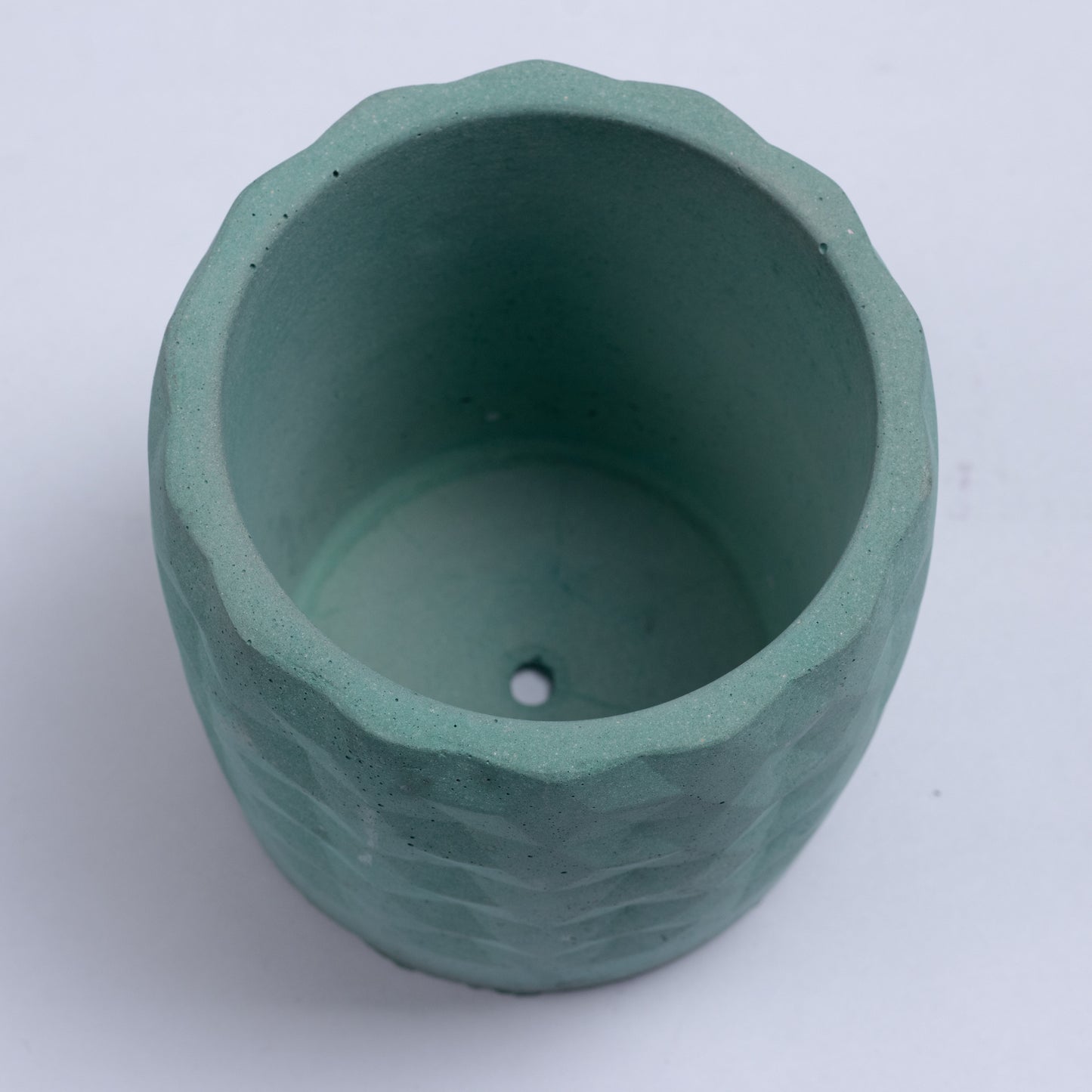 Xude Geometric Planter Basil Green - Succulent Planter Or Pen Stand