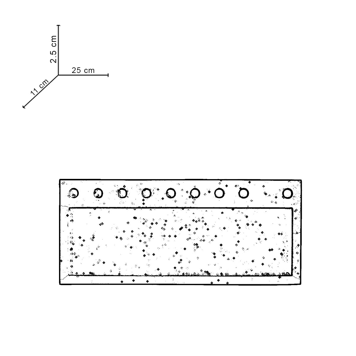 Recto-Dark Concrete-Desk and drawer organizer for your work desk, study table, library