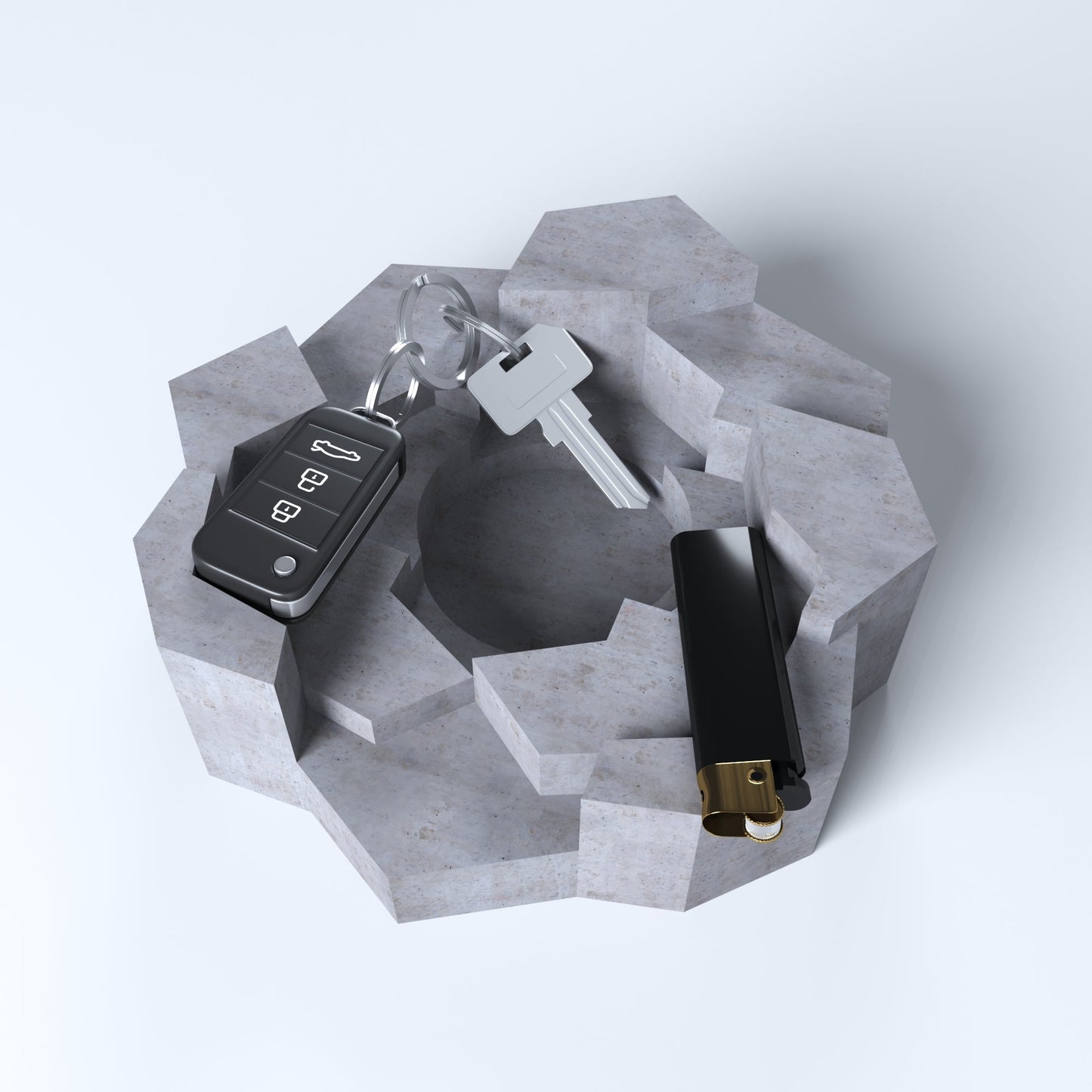 New Calyx Ashtray - Geometric Flower shaped Designer Ashtray for Home & Office Decor