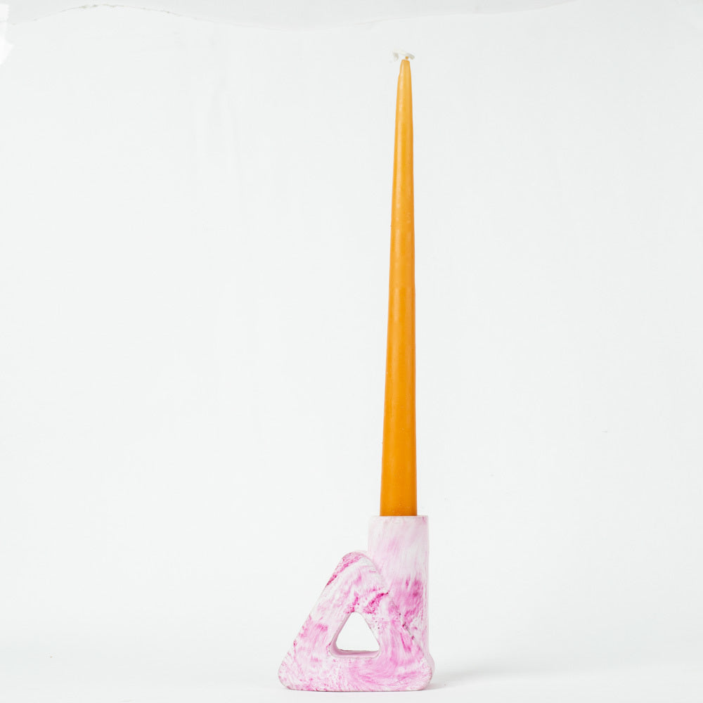 Trimney- Aesthetic Candle Holder made in concrete- elegant and minimal appeal