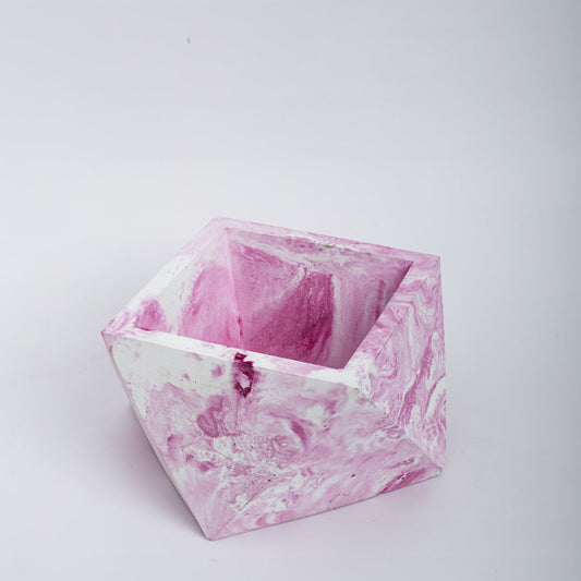 Trisq Geometric Table top Planter for Gift or Decor, Customised planter for gifting