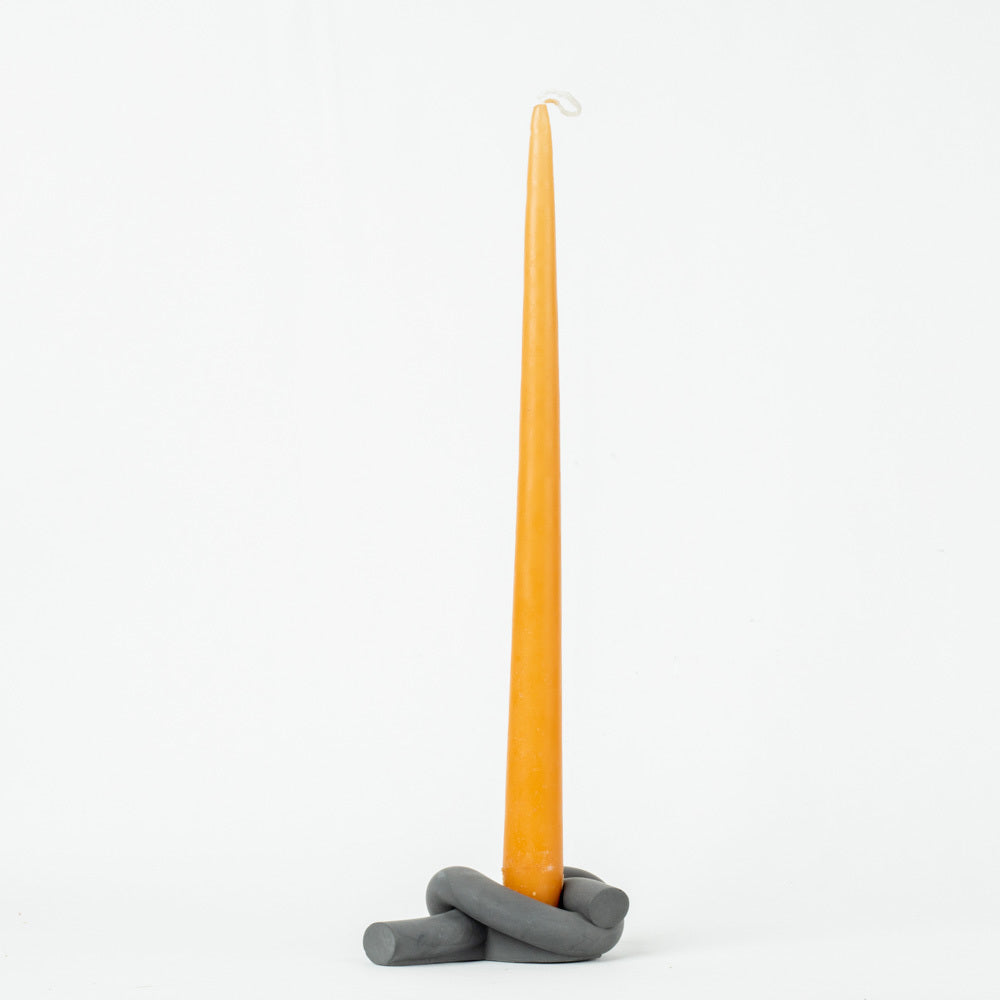 Knot- Contemporary Candle Holders in a sought-after monochromatic color palette