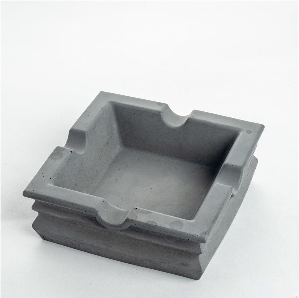 Sqrim- Contemporary, Sleek Concrete Ashtray