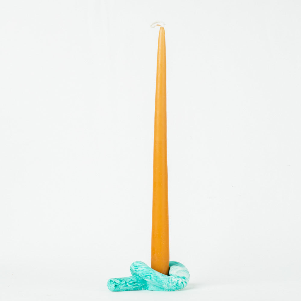 Knot- Contemporary Candle Holders in a sought-after monochromatic color palette