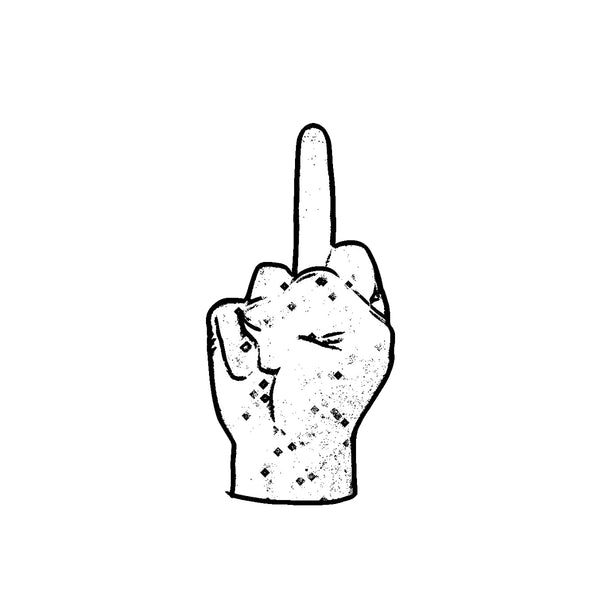 pencil drawing middle finger hand gesture | Drawings, Pencil drawings, Hand  art drawing