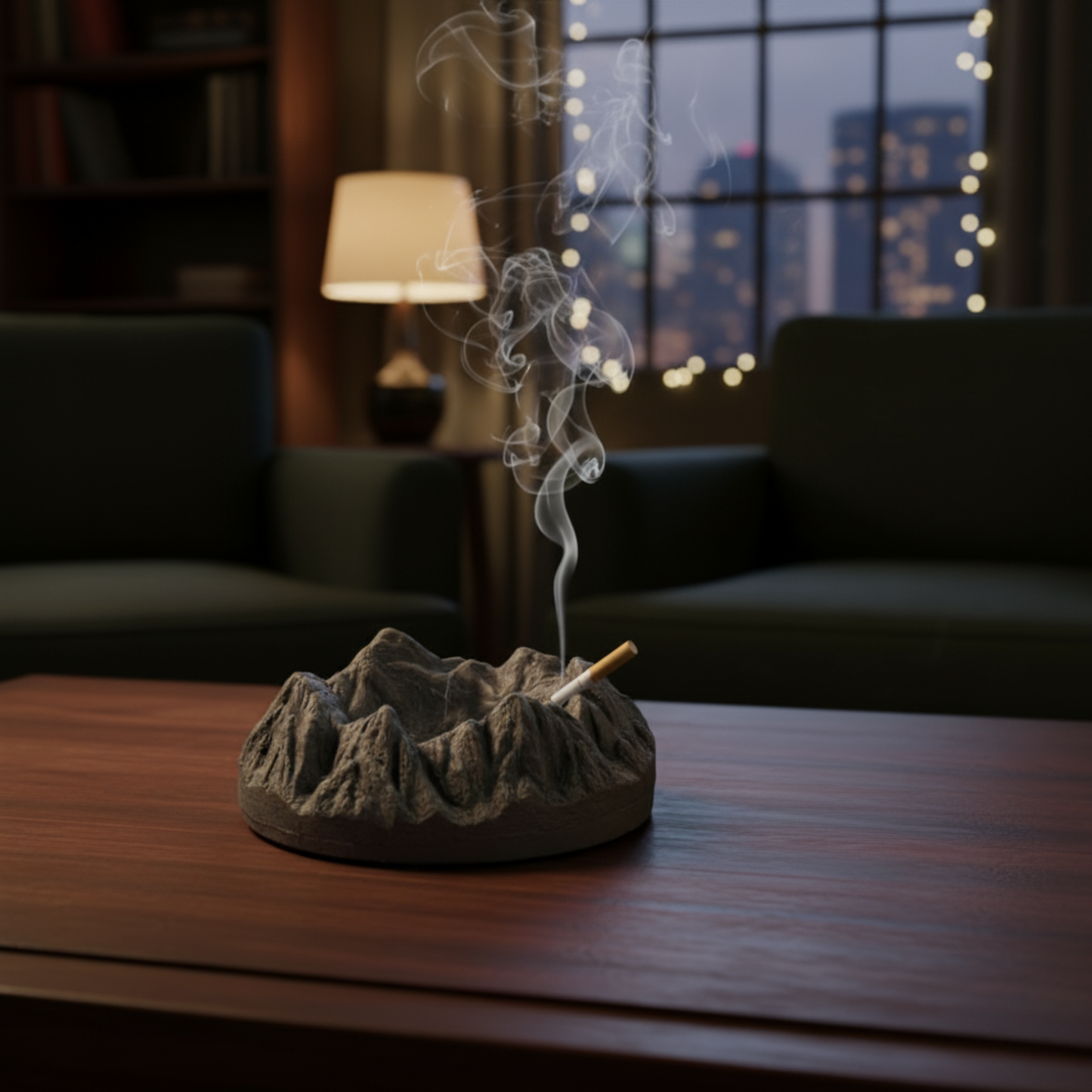 Mount Mountain Inspired Concrete Ashtray