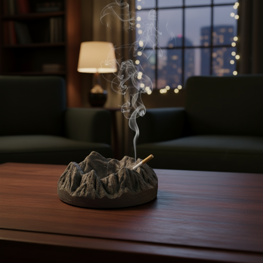 Mount Mountain Inspired Concrete Ashtray
